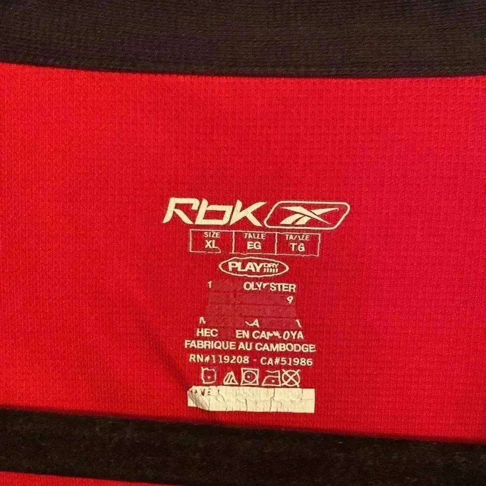 Reebok NHL Detroit red Wings Blck short sleeve polo - men’s XL- great condition - Picture 2 of 7